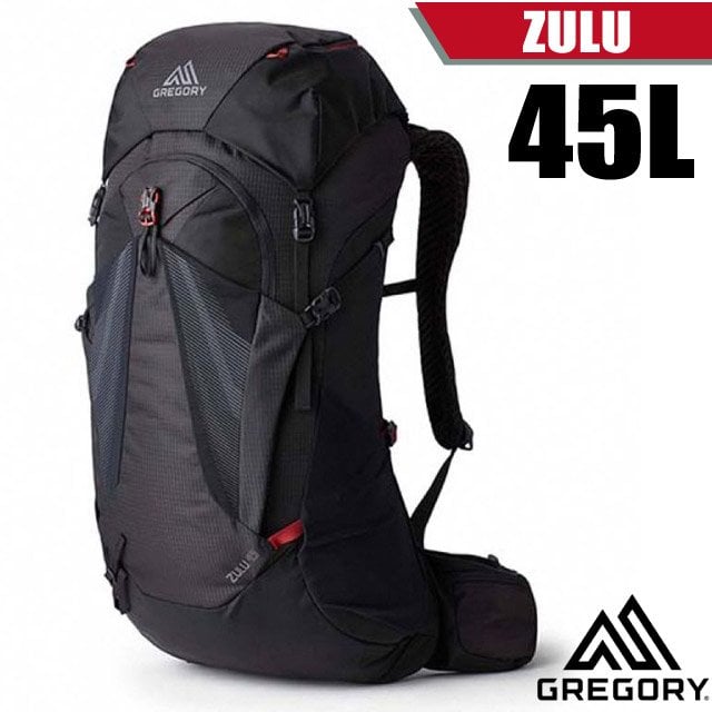 【GREGORY】 Zulu 45 專業健行登山背包(45L_FreeFloat系統) 145292-0662R 火山黑✿30E010
